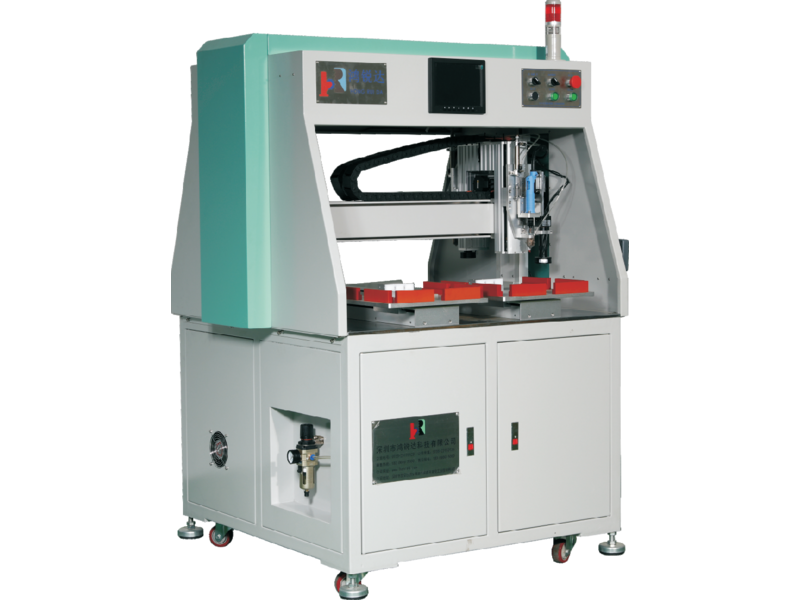 Front and rear double-head screw locking machine