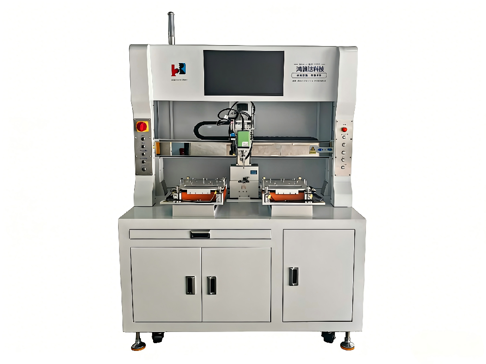 Vertical Four-Axis Adsorption Vision Screw Machine